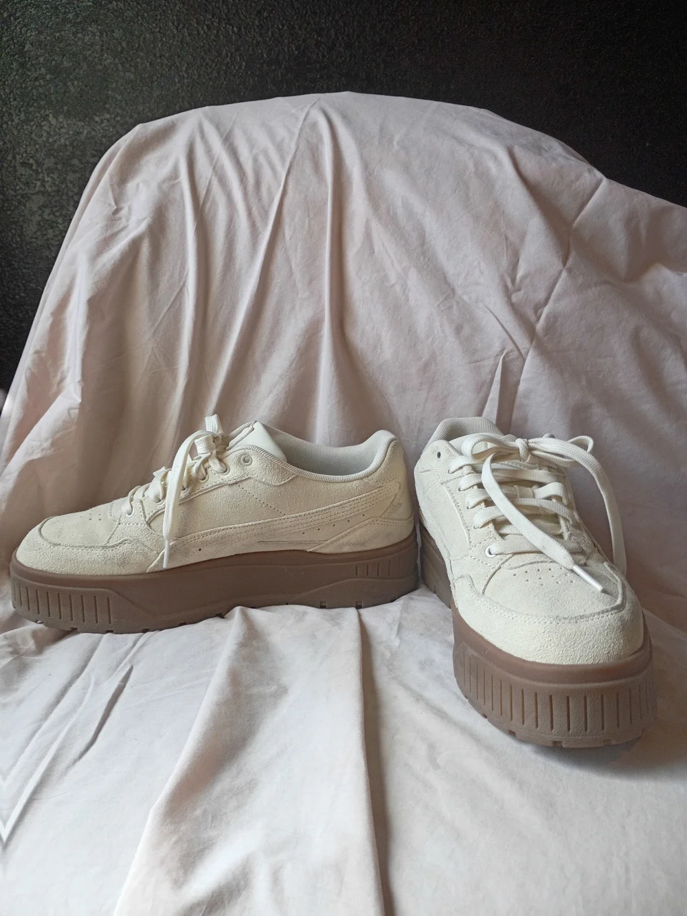PUMA Women's Cream Platform Sneakers